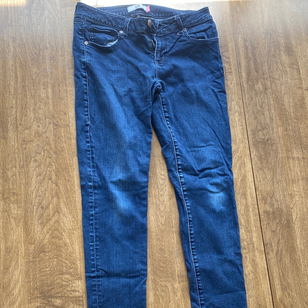 Classic Dark Blue Skinny Jeans for Women
